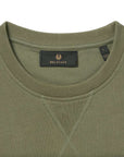 Belstaff - Surplus Green Fleece Cotton Sweatshirt SWEATS Belstaff