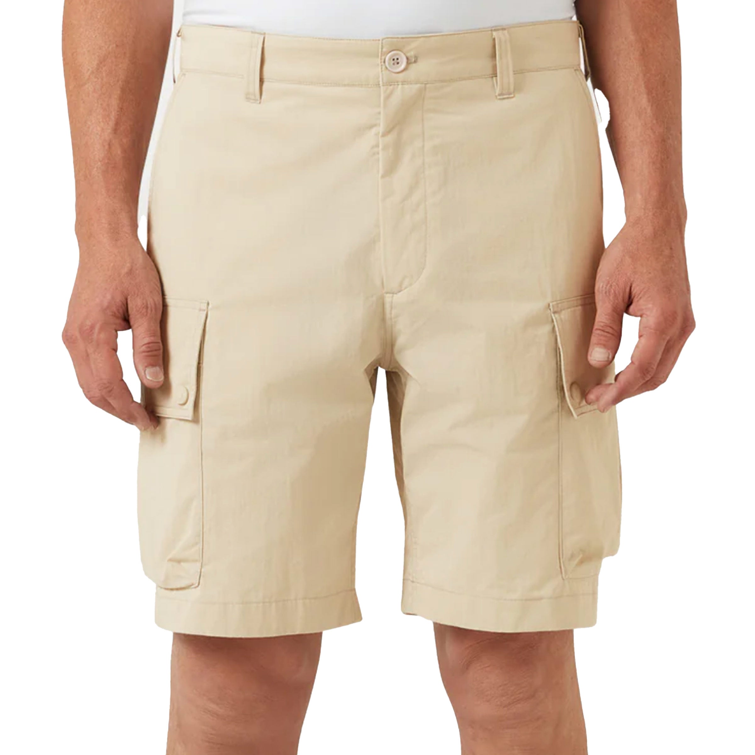 Belstaff - Dark Ink 'Drome' Cotton Blend Gabardine Shorts SHORTS Belstaff