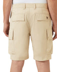 Belstaff - Dark Ink 'Drome' Cotton Blend Gabardine Shorts SHORTS Belstaff