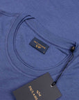 Paul & Shark - Blue Fine Stripe X-Soft Jersey T-Shirt TEE SHIRTS Paul & Shark