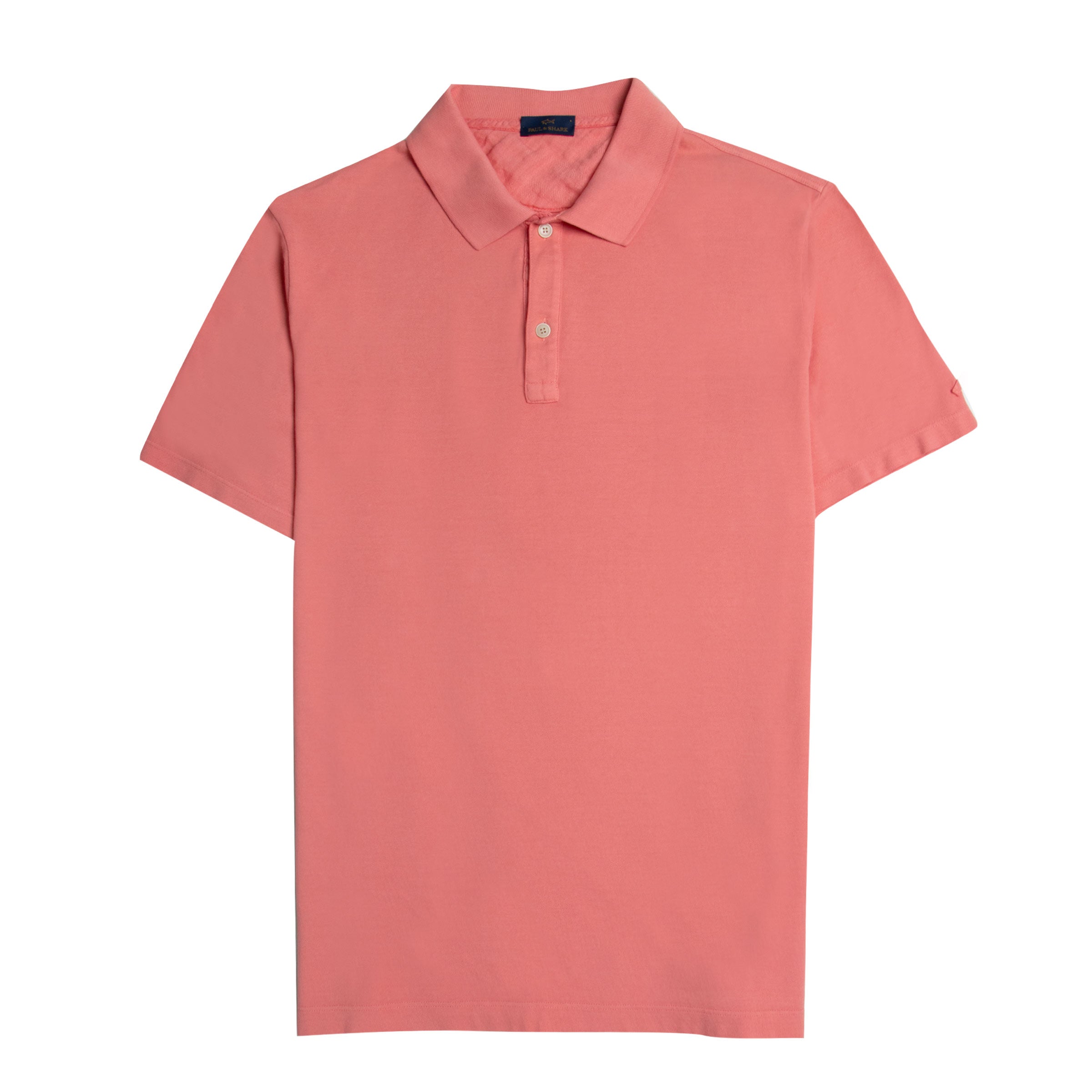 Paul & Shark - Pink Cotton Piqué Polo Shirt S/S POLOS Paul & Shark