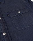 Paul & Shark - Dark Wash Egyptian Cotton Denim Shirt L/S SHIRTS Paul & Shark