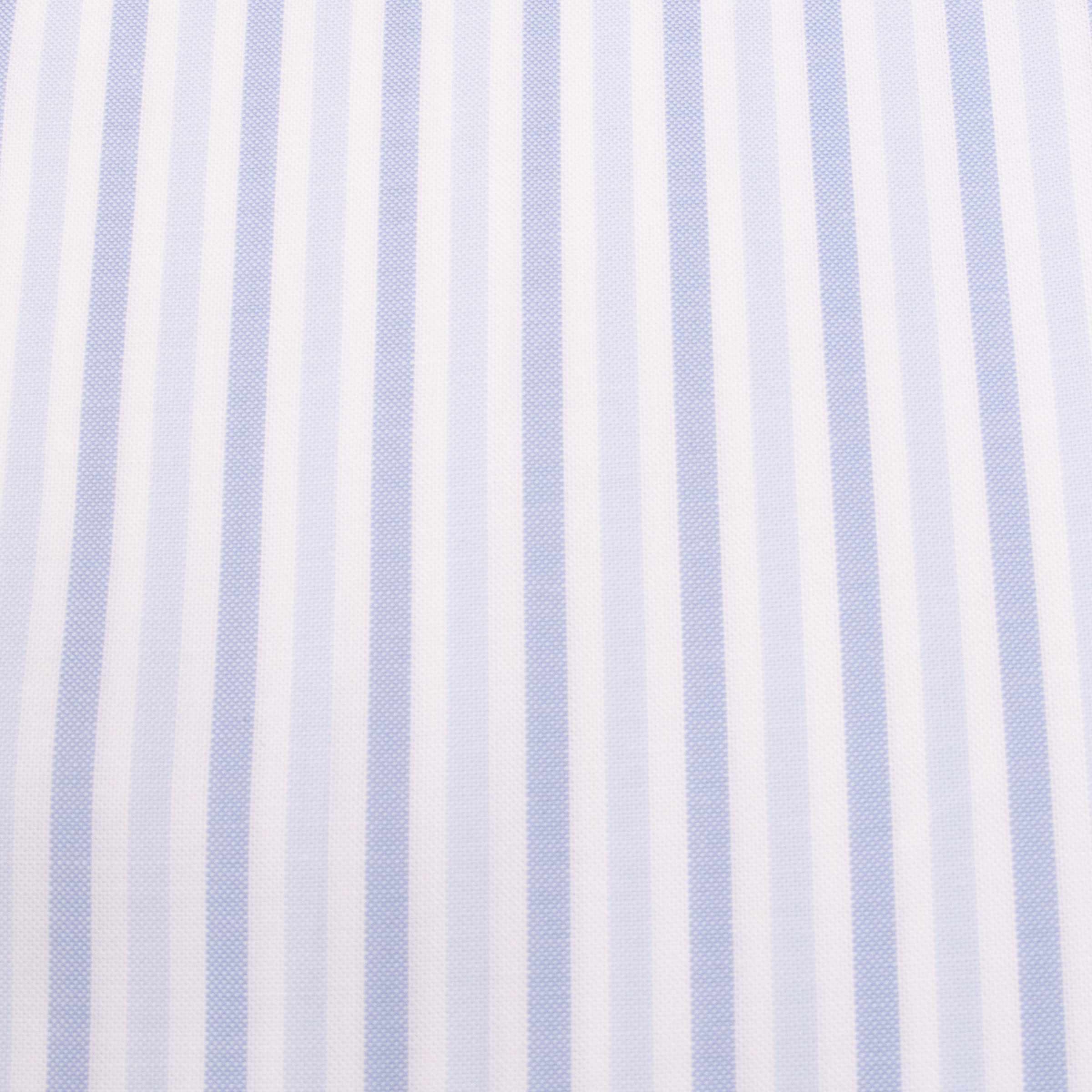 Paul & Shark - Blue Striped Oxford Cotton Short Sleeve Shirt S/S SHIRTS Paul & Shark