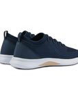 Paul & Shark - Navy Shark-Wave Technical Knit Sneakers SHOES Paul & Shark