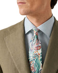Eton - Green Semi Solid Dobby Slim Fit Long Sleeve Cotton Shirt L/S SHIRTS Eton
