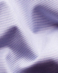 Eton - Purple Semi Dobby Slim Fit Long Sleeve Cotton Shirt L/S SHIRTS Eton