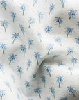 Eton - Blue Palm Motif Signature Twill Contemporary Fit Shirt L/S SHIRTS Eton