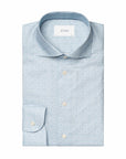 Eton - Blue Geometric Signature Twill Contemporary Fit Shirt L/S SHIRTS Eton