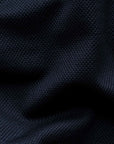 Eton - Navy Blue Filo di Scozia Piqué Polo Shirt S/S POLOS Eton