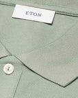 Eton - Light Green Filo di Scozia Piqué Polo Shirt S/S POLOS Eton
