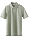 Eton - Light Green Filo di Scozia Piqué Polo Shirt S/S POLOS Eton