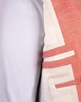 Robert Old - Salmon Pink Wool, Silk & Linen Jacket JACKETS Robert Old