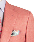 Robert Old - Salmon Pink Wool, Silk & Linen Jacket JACKETS Robert Old