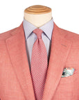 Robert Old - Salmon Pink Wool, Silk & Linen Jacket JACKETS Robert Old