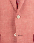 Robert Old - Salmon Pink Wool, Silk & Linen Jacket JACKETS Robert Old