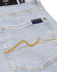 7 For All Mankind - Light Blue Studio Slimmy Tapered Cotton Jeans JEANS 7 For All Mankind