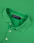Robert Old - Green Piqué Cotton Long Sleeve Polo Shirt RUGBY/LS POLOS Robert Old