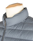 Moorer - Chambray Blue 'Calaf' Down Filled Gilet BLOUSONS MooRER