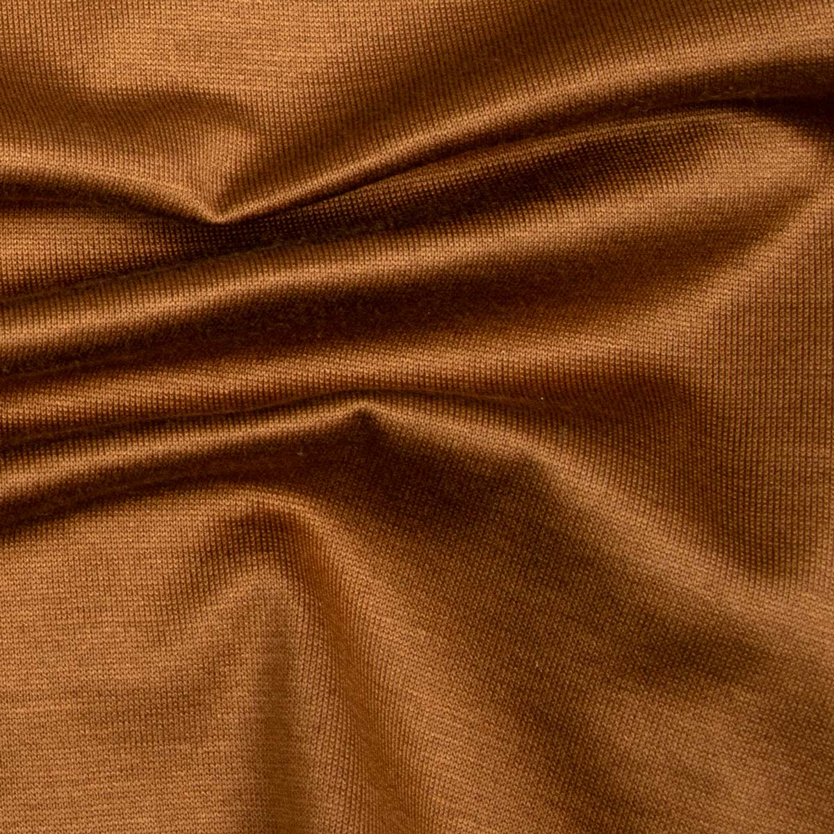 Moorer - Tobacco Brown 'Jericho' Zip Neck Polo S/S POLOS MooRER