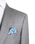 Robert Old - Grey Check Loro Piana Super 150s Merino Wool Suit SUITS Robert Old