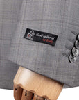 Robert Old - Grey Check Loro Piana Super 150s Merino Wool Suit SUITS Robert Old