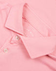 Fedeli - Bright Pink Organic Cotton Jersey Polo Shirt S/S POLOS FEDELI