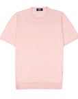 Fedeli - Light Pink Lana 140's Wool T-shirt TEE SHIRTS FEDELI