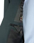Robert Old - Petrol Blue Double-Breasted Wool Suit SUITS Robert Old