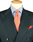 Robert Old - Petrol Blue Double-Breasted Wool Suit SUITS Robert Old