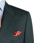Robert Old - Petrol Blue Double-Breasted Wool Suit SUITS Robert Old