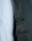 Robert Old - Petrol Blue Double-Breasted Wool Suit SUITS Robert Old