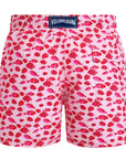 Vilebrequin - Peoney Pink Fish Dance 'Moorea' Short Swim Shorts SWIMWEAR Vilebrequin
