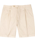 Robert Old - Cream Cotton Stretch Chino Shorts SHORTS Robert Old