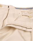 Robert Old - Cream Cotton Stretch Chino Shorts SHORTS Robert Old