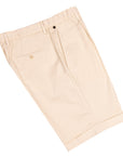 Robert Old - Cream Cotton Stretch Chino Shorts SHORTS Robert Old