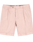Robert Old - Light Pink Cotton Stretch Chino Shorts SHORTS Robert Old