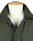 Moorer - Forest Green 'Denver' Waterproof Field Jacket BLOUSONS MooRER