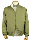 Fedeli - Olive Green and Cream Ted Airstop Reversible Jacket BLOUSONS FEDELI