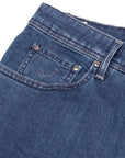 Jacob Cohen - Mid Blue 'Eduard' Regular Fit Jeans JEANS Jacob Cohen