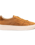 Santoni - Tan Suede Double Buckle Sneaker SHOES Santoni