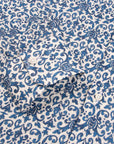 Robert Old - Navy & White Floral Print Italian Linen Long Sleeve Shirt L/S SHIRTS Robert Old