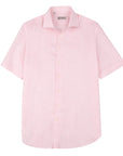Robert Old - Soft Pink Italian Linen Short Sleeve Shirt S/S SHIRTS Robert Old