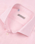 Robert Old - Soft Pink Italian Linen Short Sleeve Shirt S/S SHIRTS Robert Old