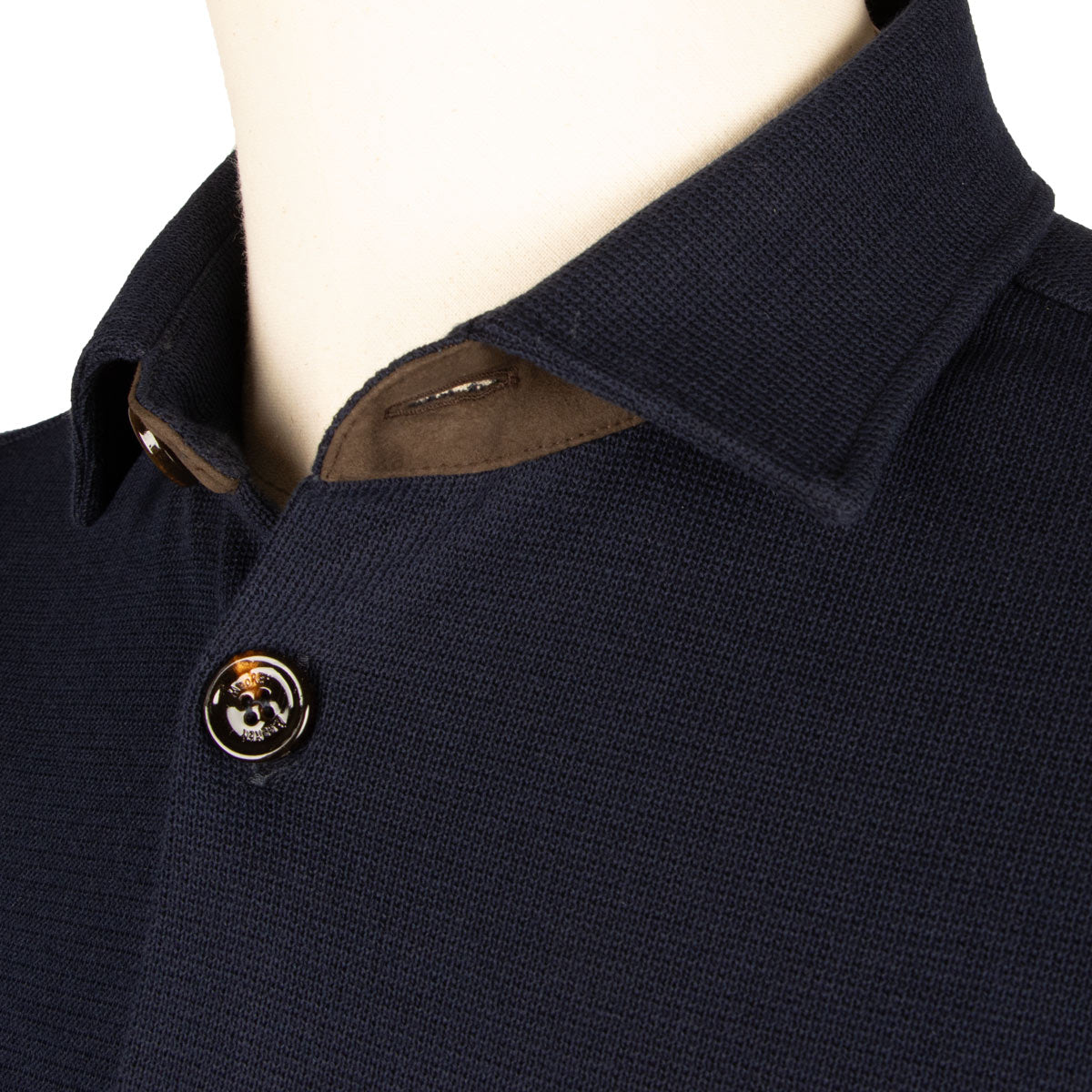 Moorer - Dark Blue 'Meyer' Virgin Wool Knitted Overshirt KNITWEAR MooRER