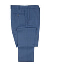 Robert Old - Royal Blue Check Super 130s Three Piece Suit SUITS Robert Old