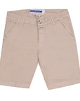 Jacob Cohen - Pearl Grey Lou Five Pocket Shorts SHORTS Jacob Cohen