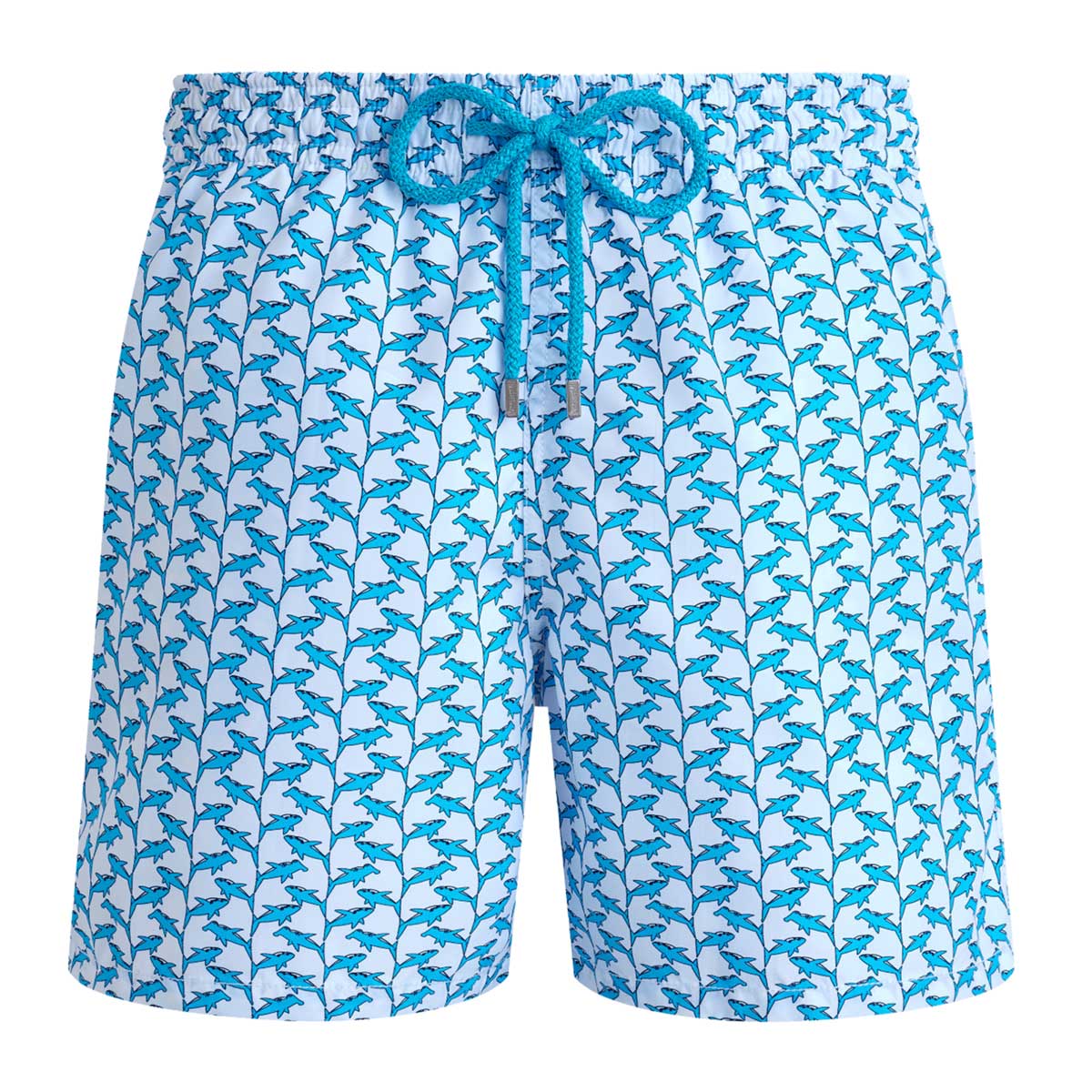 Vilebrequin - Blue 'Moorea' Net Sharks Swim Shorts