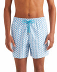 Vilebrequin - Blue 'Moorea' Net Sharks Swim Shorts SWIMWEAR Vilebrequin