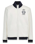 La Martina - Off-White Athos Cotton Blend Piqué Zip Sweater SWEATS La Martina