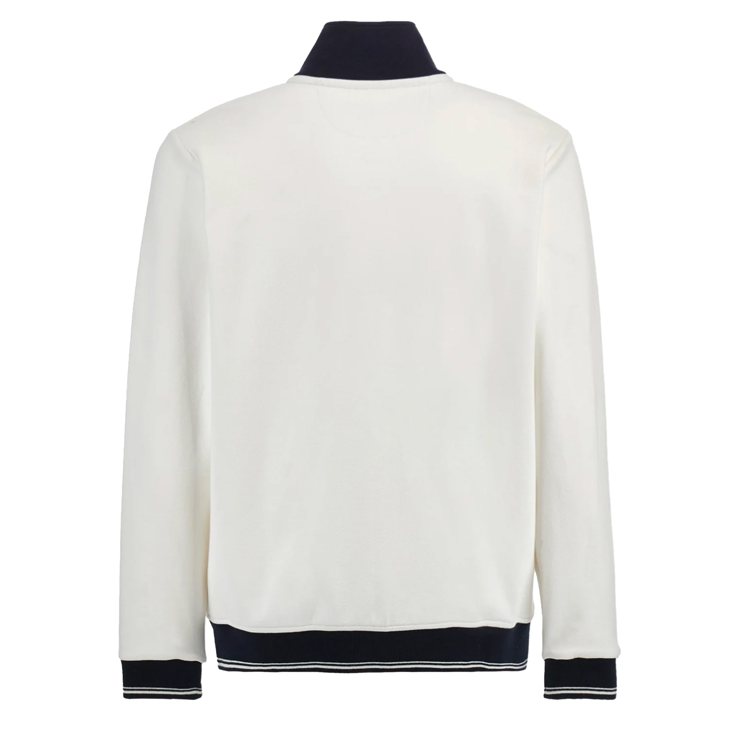 La Martina - Off-White Athos Cotton Blend Piqué Zip Sweater SWEATS La Martina